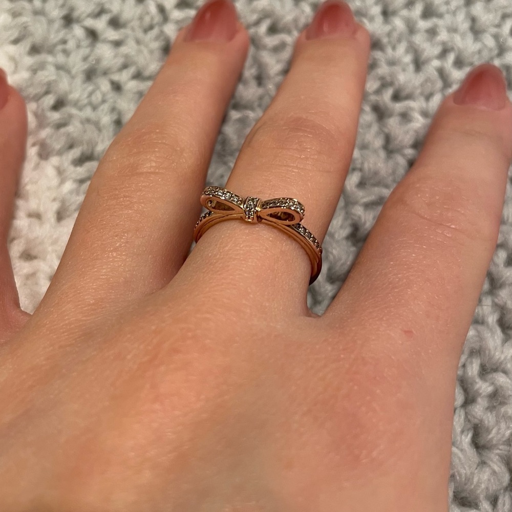 Pandora Rose Gold Bow Ring